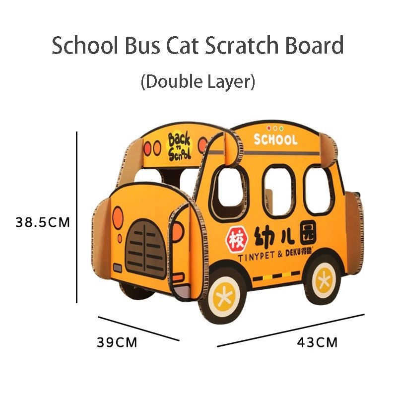 Safari & School Bus Scratcher Bed - Always Whiskered