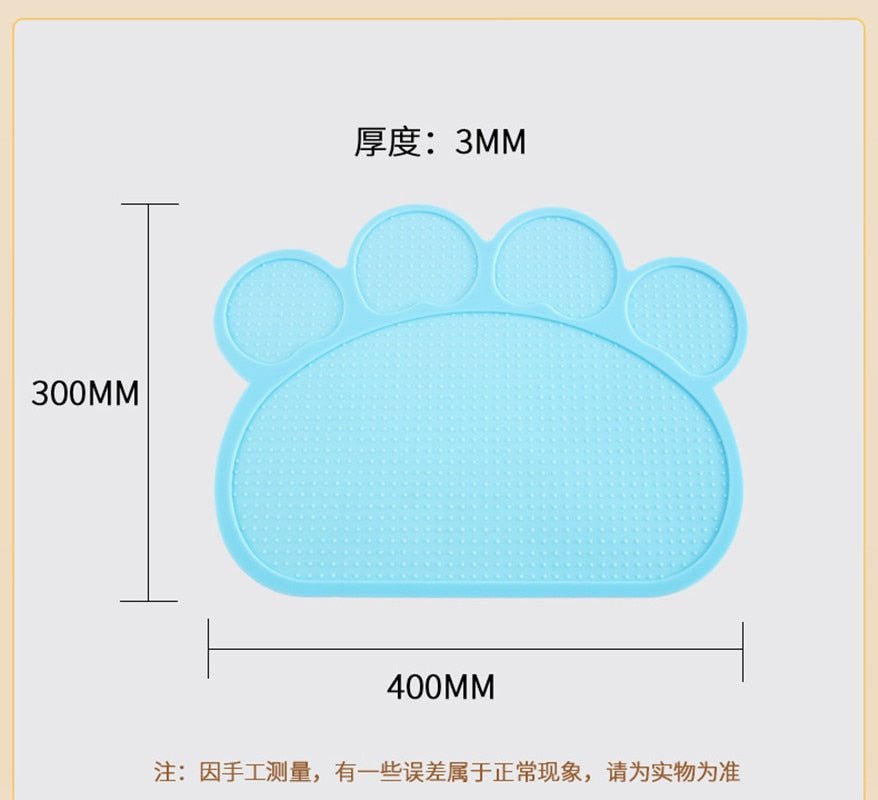 Silicone Pet Food Mat - Always Whiskered