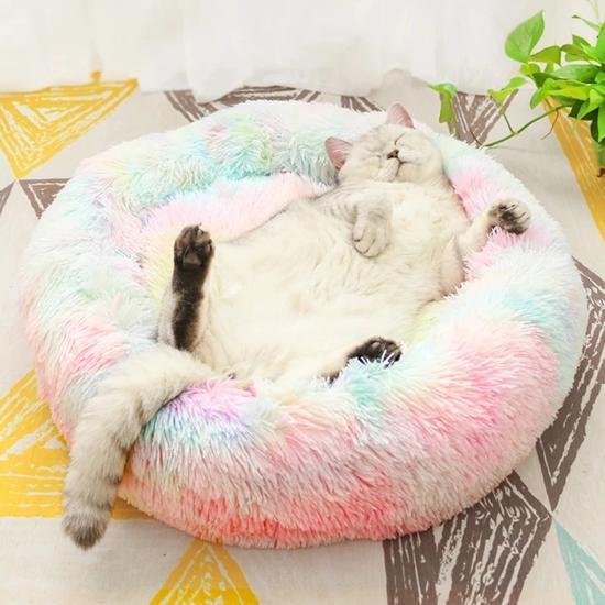 plush pet bed