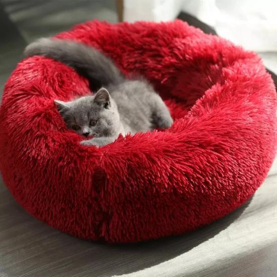 Plush calming pet bed- Always Whiskered