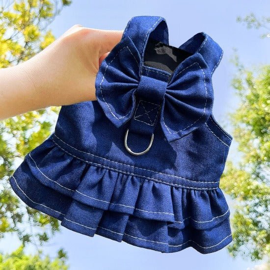 So Cool Denim Harness Vest - Always Whiskered
