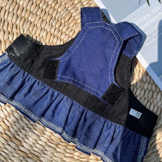 So Cool Denim Harness Vest - Always Whiskered