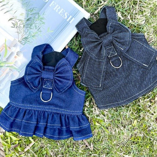 So Cool Denim Harness Vest - Always Whiskered