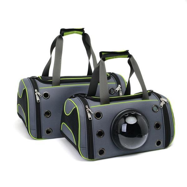 Sporty Pet Carrying Bag with viewing bubble - Always Whiskered 
