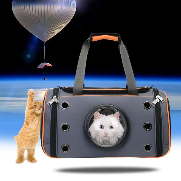 Sporty Pet Carrying Bag with viewing bubble - Always Whiskered 