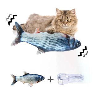Moving Fish Cat Toy Wagging Tail 
