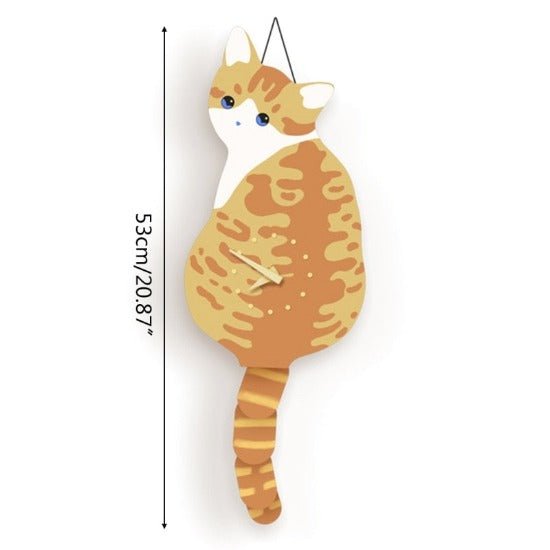 Wag That Tail Clock - Always Whiskered