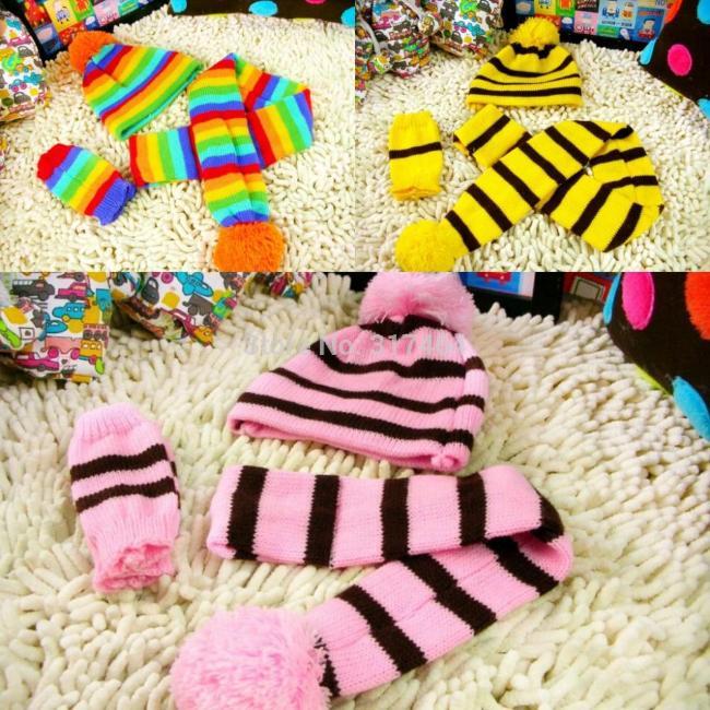 Warm Up 3pcs Scarf Set - Always Whiskered 
