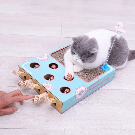 Whack-A-Mole Scratcher Toy - Always Whiskered