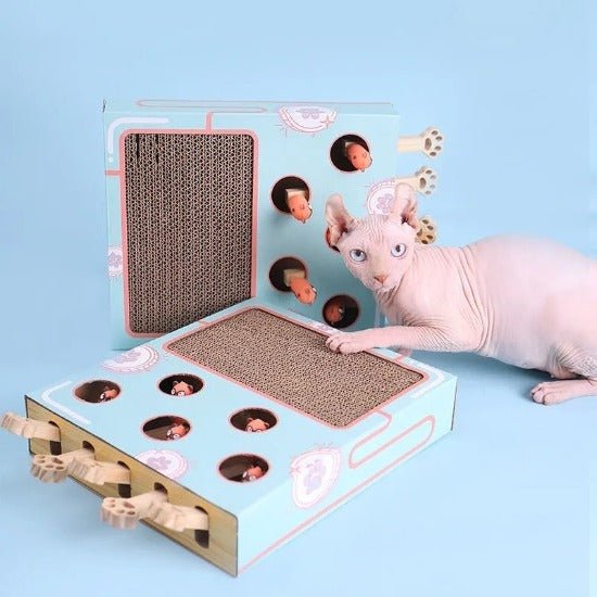 Whack-A-Mole Scratcher Toy - Always Whiskered