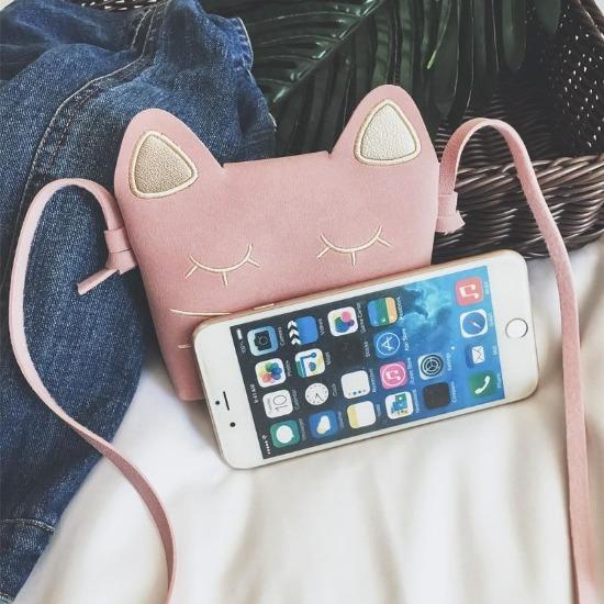 Cat Small Purse -Always Whiskered
