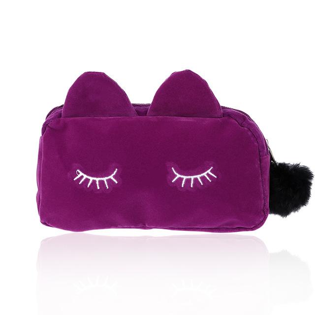 Cat Makeup Bag- Always Whiskered