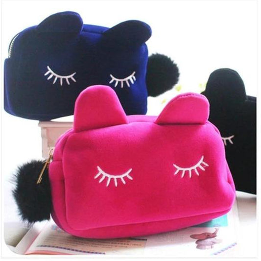 Cat makeup pouch 