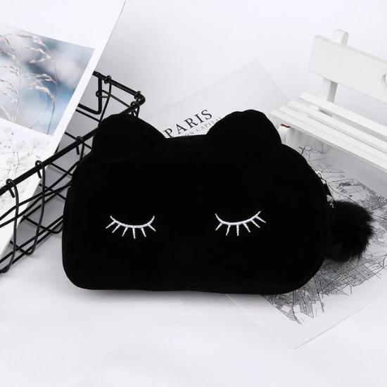 Cat Makeup Bag- Always Whiskered