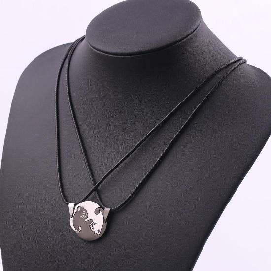 Yin Yang Cat Necklace - Always Whiskered
